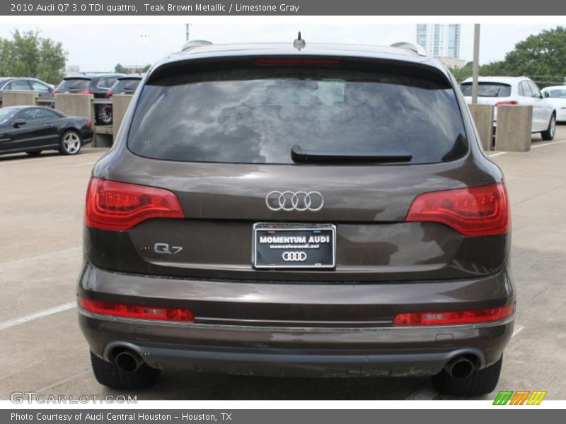 Teak Brown Metallic / Limestone Gray 2010 Audi Q7 3.0 TDI quattro