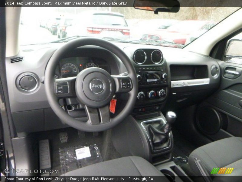 Maximum Steel Metallic / Dark Slate Gray 2014 Jeep Compass Sport