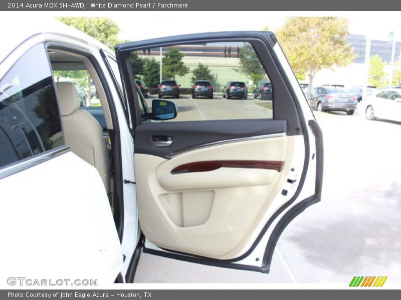 White Diamond Pearl / Parchment 2014 Acura MDX SH-AWD