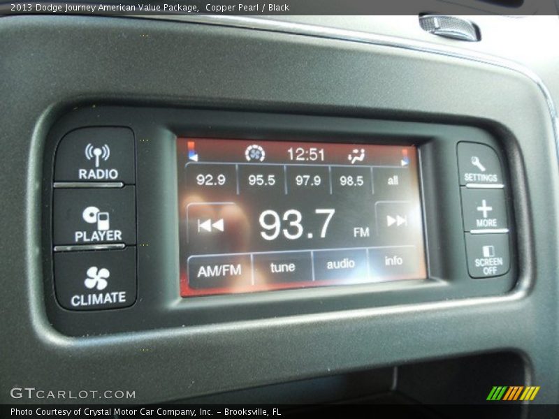 Copper Pearl / Black 2013 Dodge Journey American Value Package