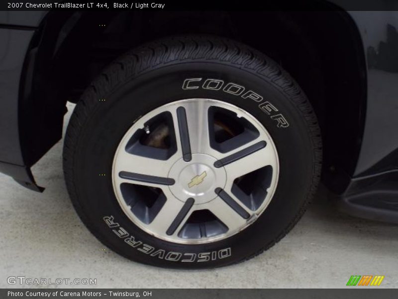 Black / Light Gray 2007 Chevrolet TrailBlazer LT 4x4