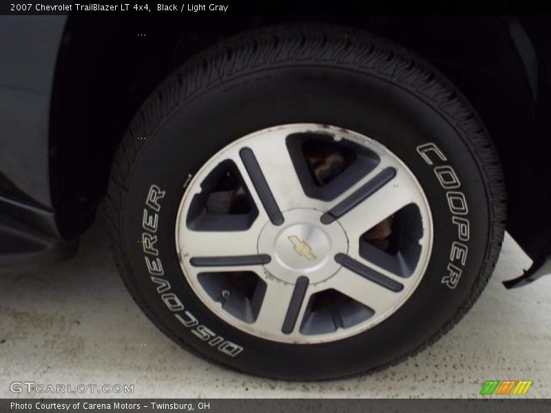 Black / Light Gray 2007 Chevrolet TrailBlazer LT 4x4
