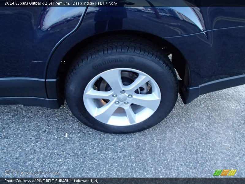 Deep Indigo Pearl / Ivory 2014 Subaru Outback 2.5i Premium