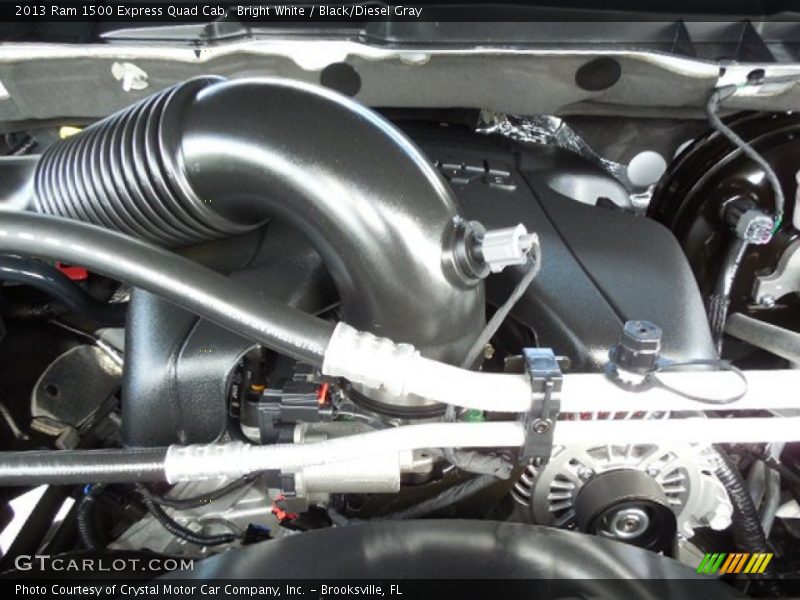 Bright White / Black/Diesel Gray 2013 Ram 1500 Express Quad Cab