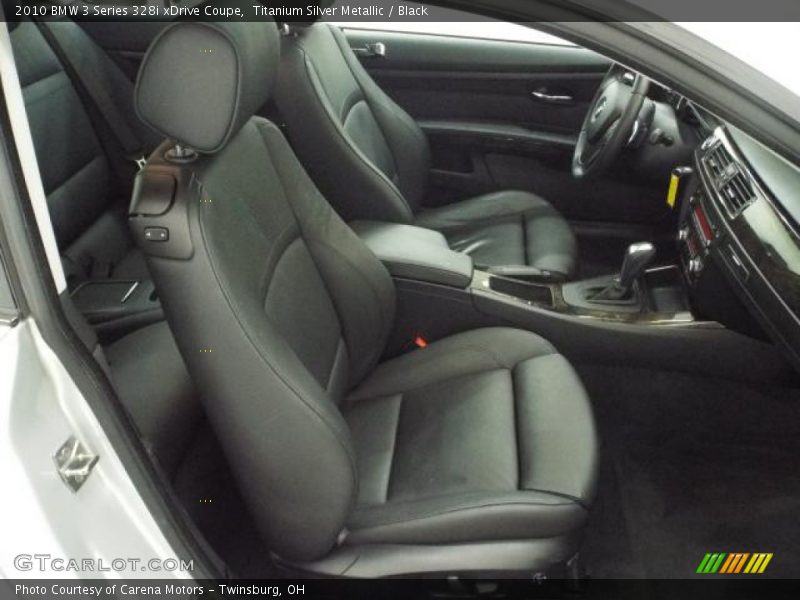 Titanium Silver Metallic / Black 2010 BMW 3 Series 328i xDrive Coupe