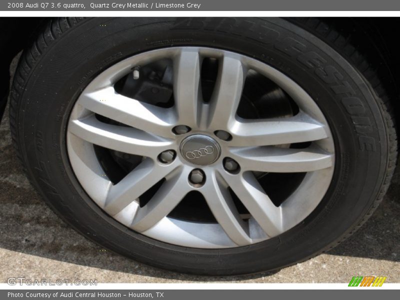 Quartz Grey Metallic / Limestone Grey 2008 Audi Q7 3.6 quattro