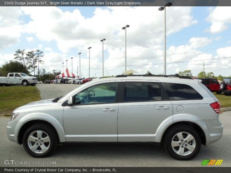 Bright Silver Metallic / Dark Slate Gray/Light Graystone 2009 Dodge Journey SXT