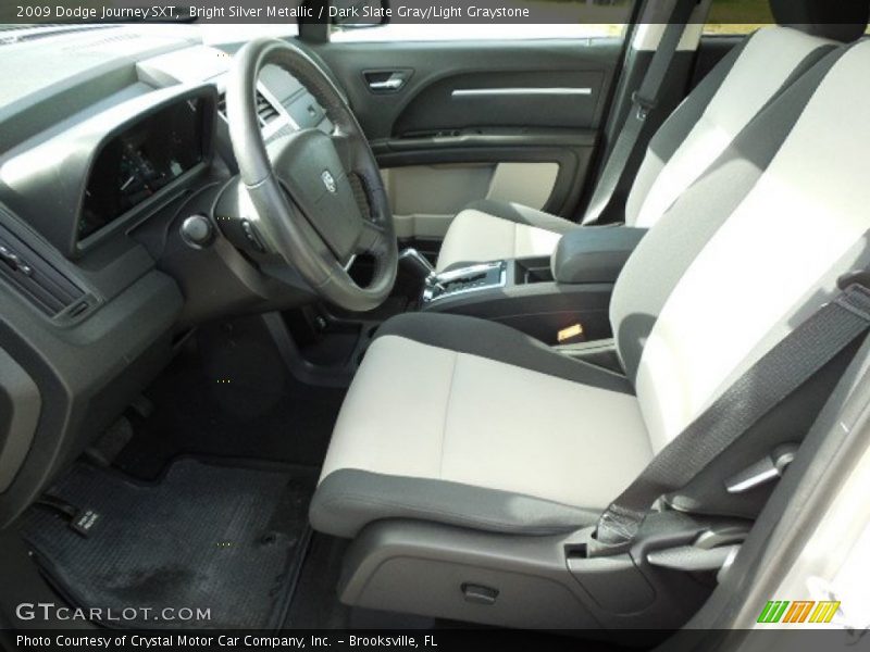 Bright Silver Metallic / Dark Slate Gray/Light Graystone 2009 Dodge Journey SXT