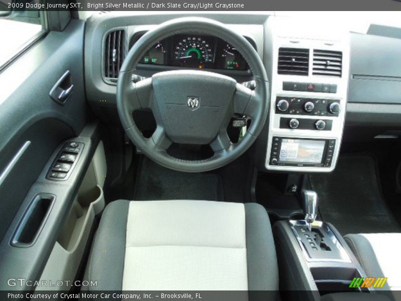 Bright Silver Metallic / Dark Slate Gray/Light Graystone 2009 Dodge Journey SXT