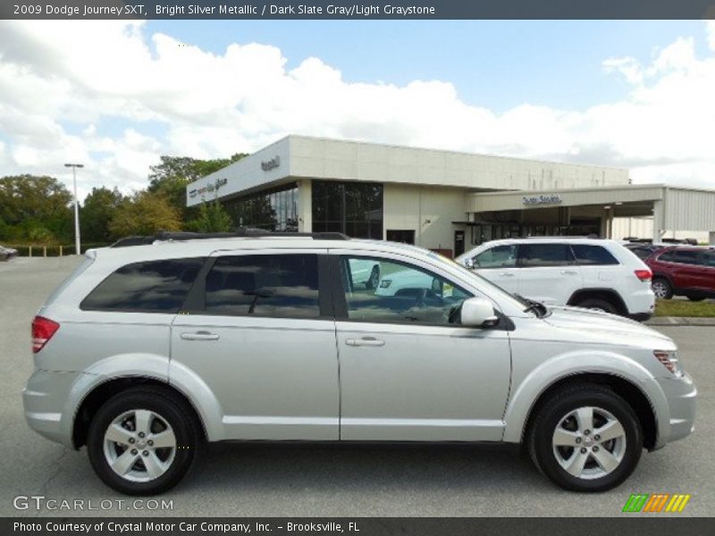 Bright Silver Metallic / Dark Slate Gray/Light Graystone 2009 Dodge Journey SXT