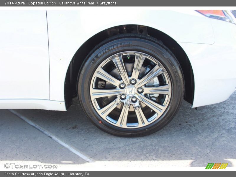 Bellanova White Pearl / Graystone 2014 Acura TL Special Edition