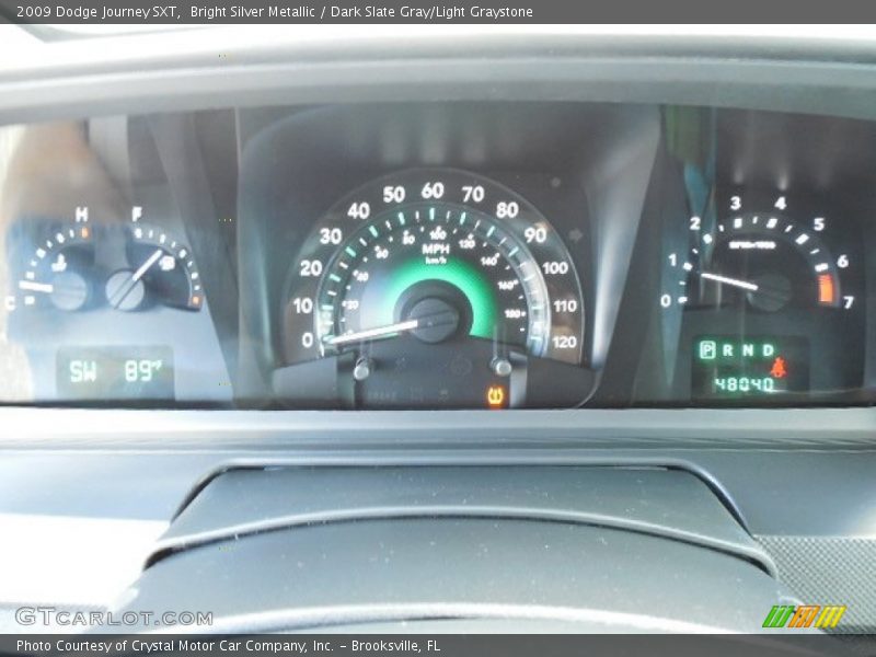 Bright Silver Metallic / Dark Slate Gray/Light Graystone 2009 Dodge Journey SXT