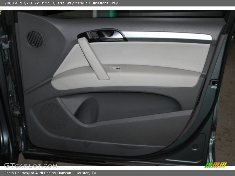 Quartz Grey Metallic / Limestone Grey 2008 Audi Q7 3.6 quattro