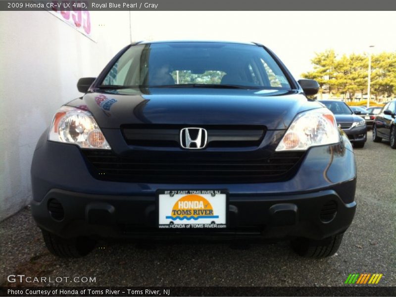 Royal Blue Pearl / Gray 2009 Honda CR-V LX 4WD