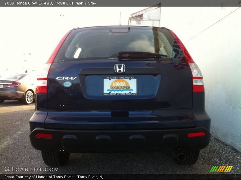 Royal Blue Pearl / Gray 2009 Honda CR-V LX 4WD