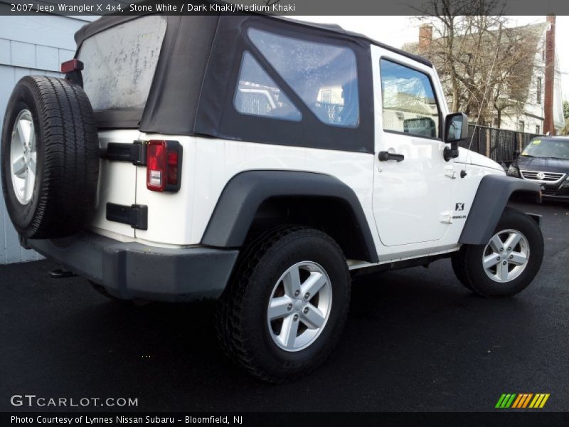 Stone White / Dark Khaki/Medium Khaki 2007 Jeep Wrangler X 4x4