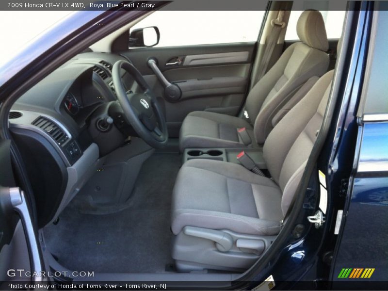 Royal Blue Pearl / Gray 2009 Honda CR-V LX 4WD