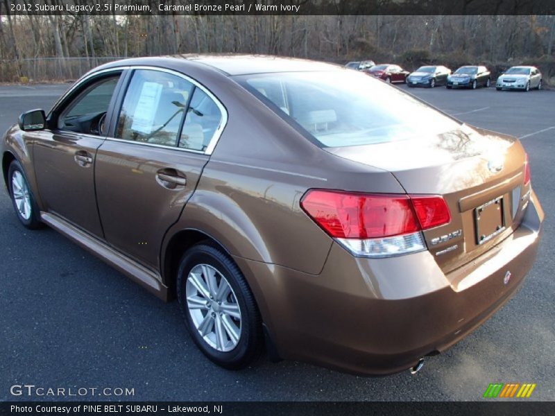Caramel Bronze Pearl / Warm Ivory 2012 Subaru Legacy 2.5i Premium