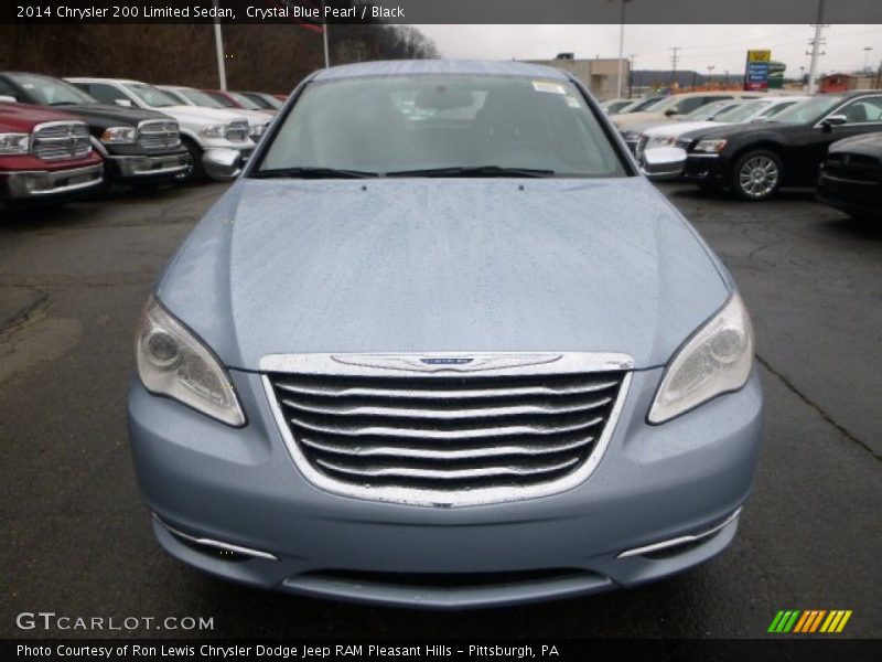 Crystal Blue Pearl / Black 2014 Chrysler 200 Limited Sedan