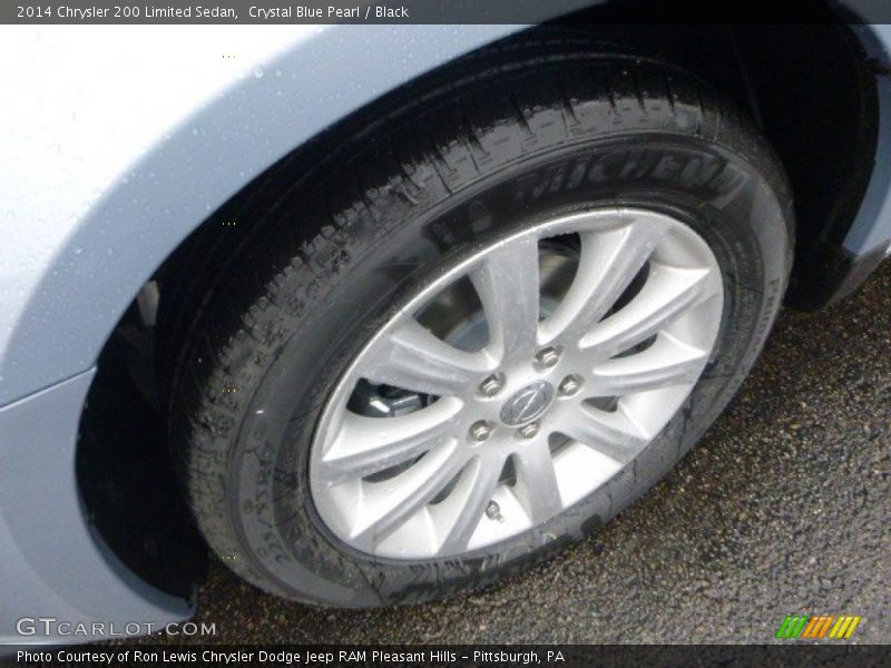 Crystal Blue Pearl / Black 2014 Chrysler 200 Limited Sedan