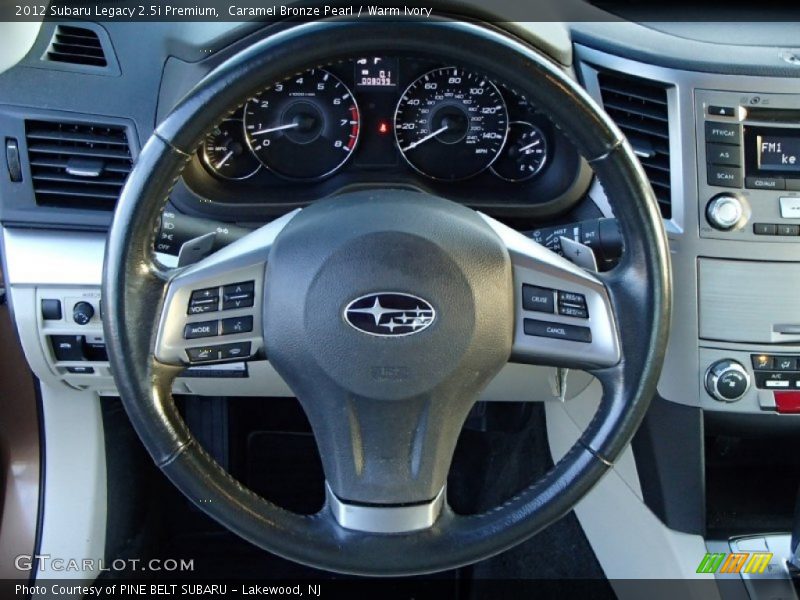 Caramel Bronze Pearl / Warm Ivory 2012 Subaru Legacy 2.5i Premium