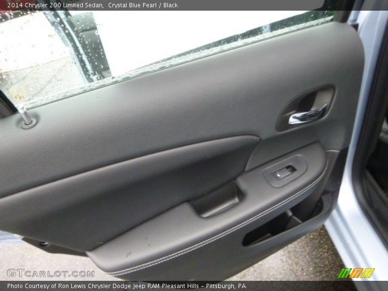 Crystal Blue Pearl / Black 2014 Chrysler 200 Limited Sedan