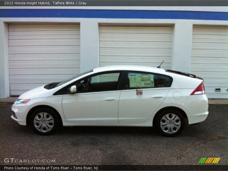 Taffeta White / Gray 2013 Honda Insight Hybrid