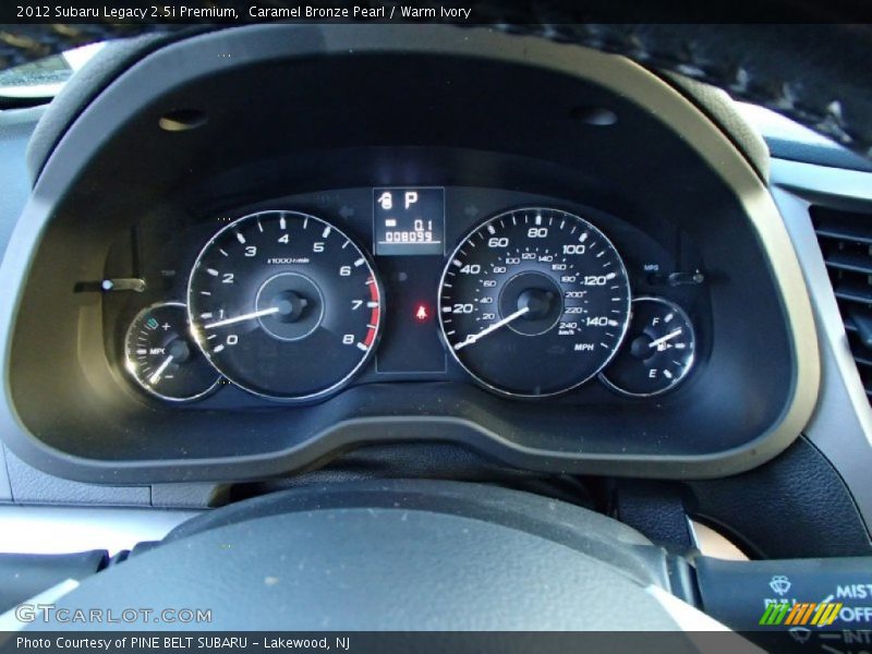 Caramel Bronze Pearl / Warm Ivory 2012 Subaru Legacy 2.5i Premium