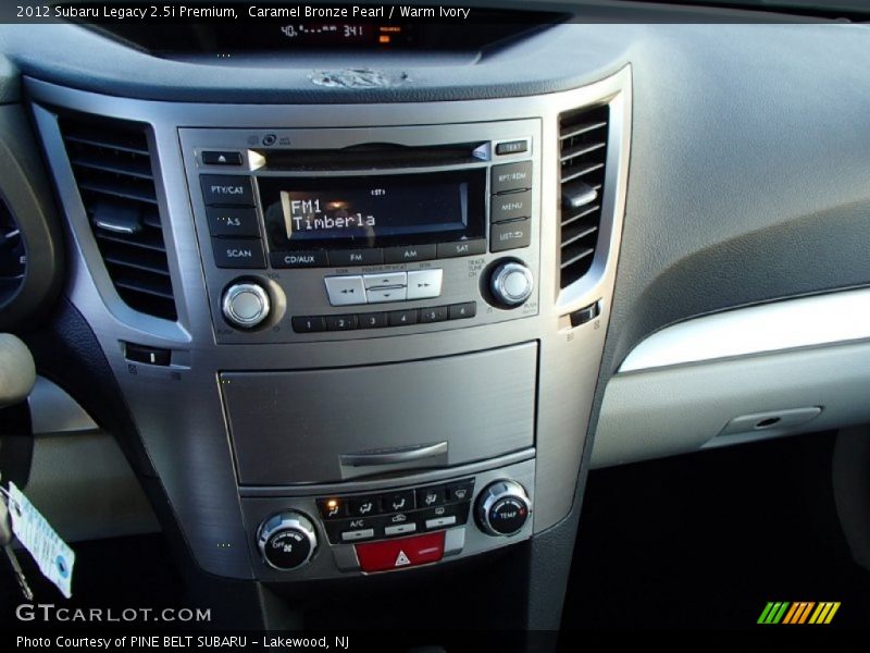 Caramel Bronze Pearl / Warm Ivory 2012 Subaru Legacy 2.5i Premium