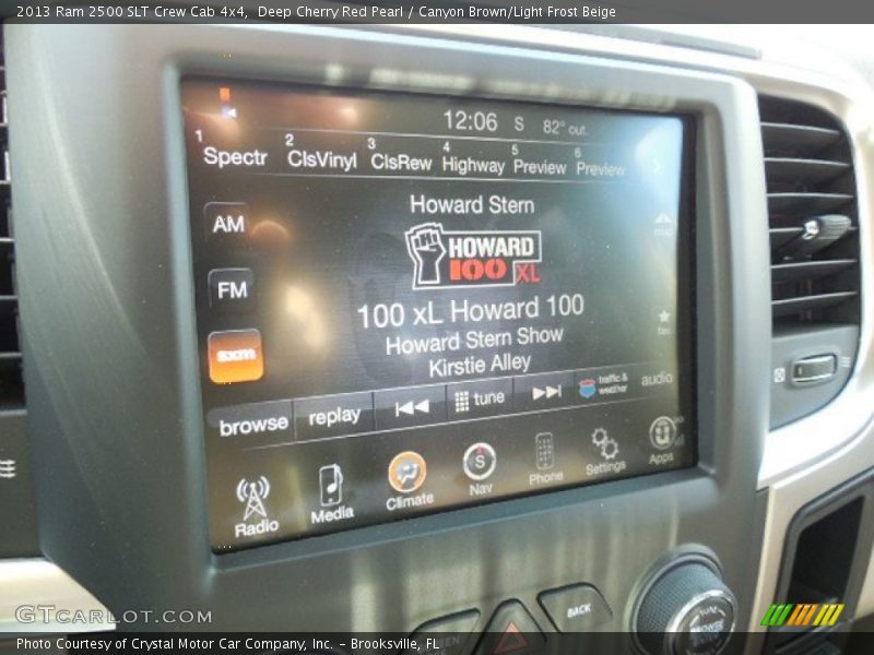Deep Cherry Red Pearl / Canyon Brown/Light Frost Beige 2013 Ram 2500 SLT Crew Cab 4x4