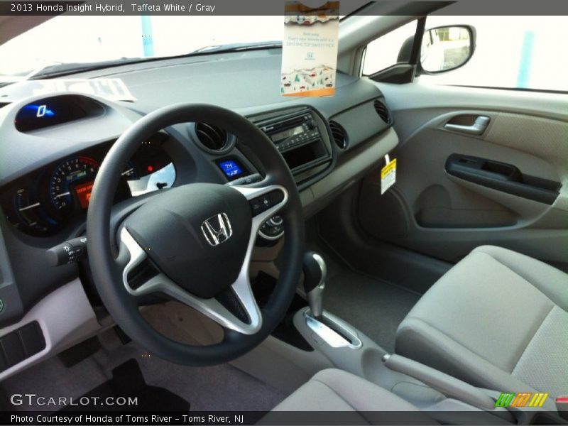 Gray Interior - 2013 Insight Hybrid 
