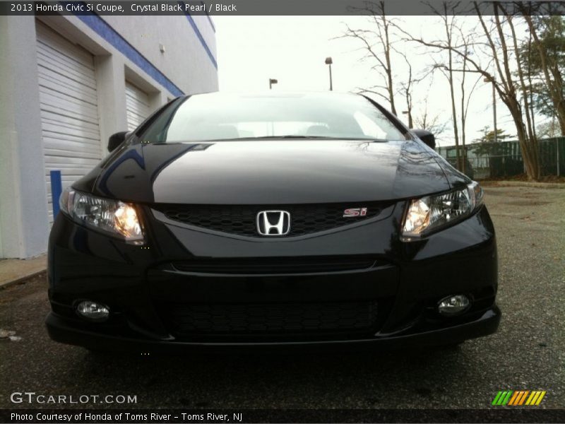 Crystal Black Pearl / Black 2013 Honda Civic Si Coupe