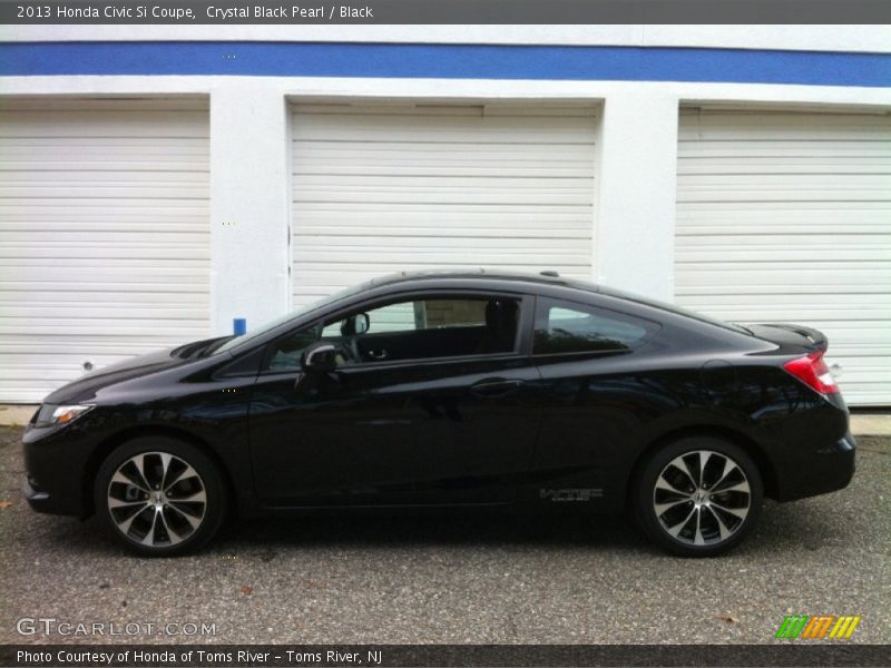 Crystal Black Pearl / Black 2013 Honda Civic Si Coupe