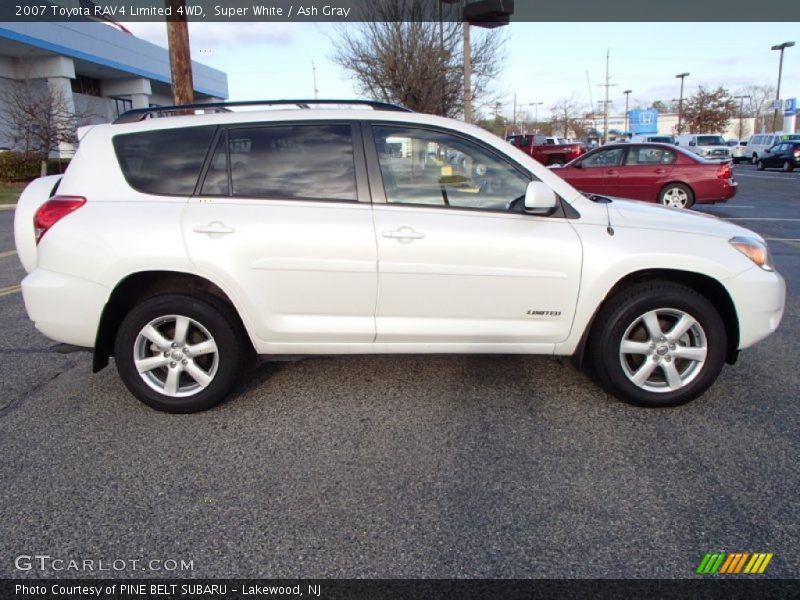 Super White / Ash Gray 2007 Toyota RAV4 Limited 4WD