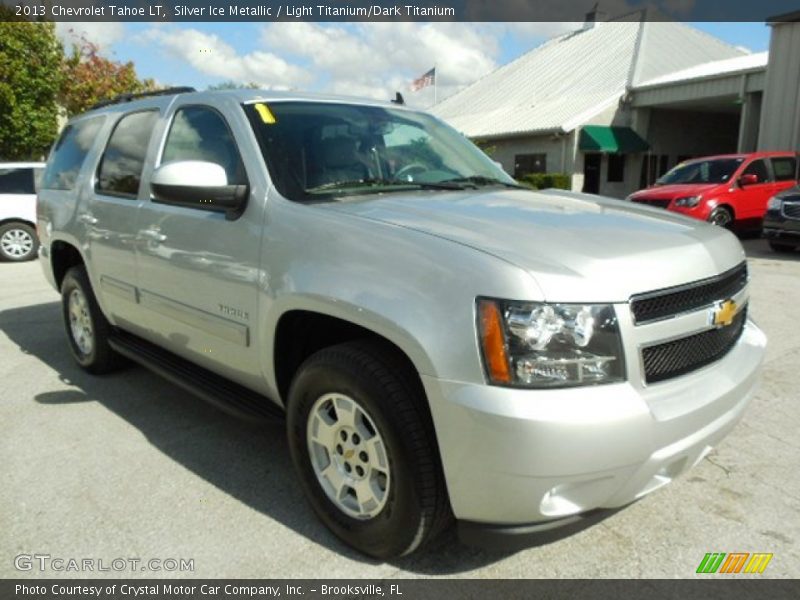 Silver Ice Metallic / Light Titanium/Dark Titanium 2013 Chevrolet Tahoe LT