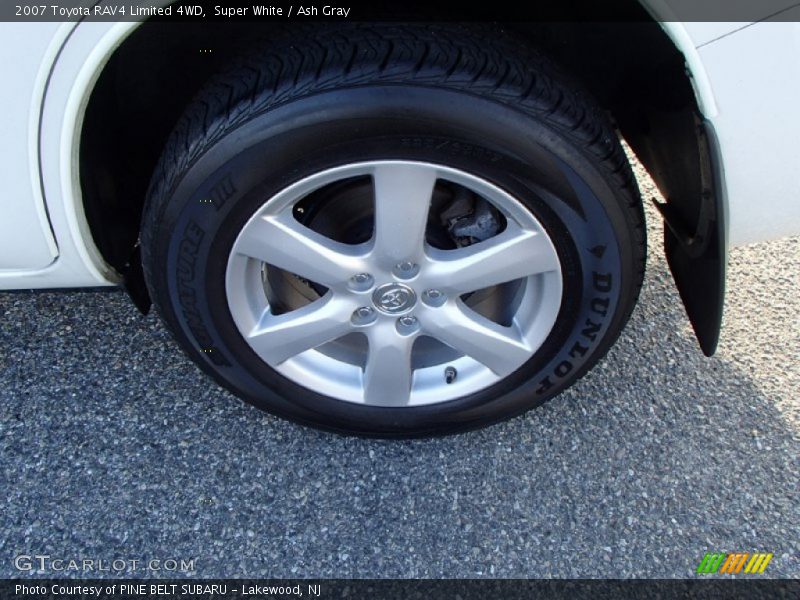 Super White / Ash Gray 2007 Toyota RAV4 Limited 4WD