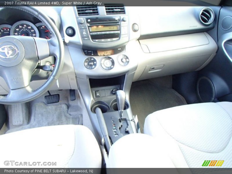 Super White / Ash Gray 2007 Toyota RAV4 Limited 4WD
