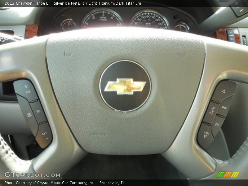 Silver Ice Metallic / Light Titanium/Dark Titanium 2013 Chevrolet Tahoe LT