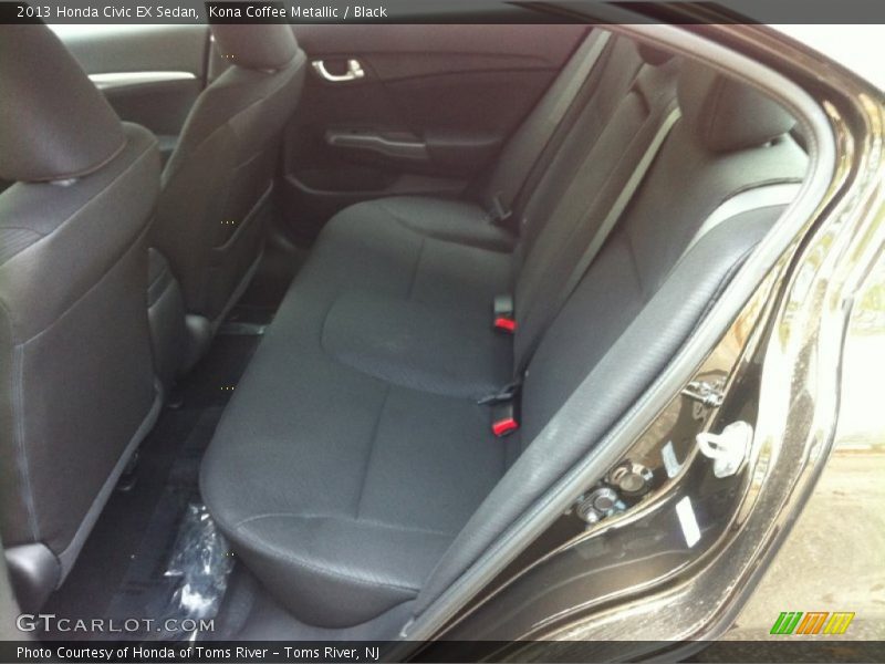 Kona Coffee Metallic / Black 2013 Honda Civic EX Sedan