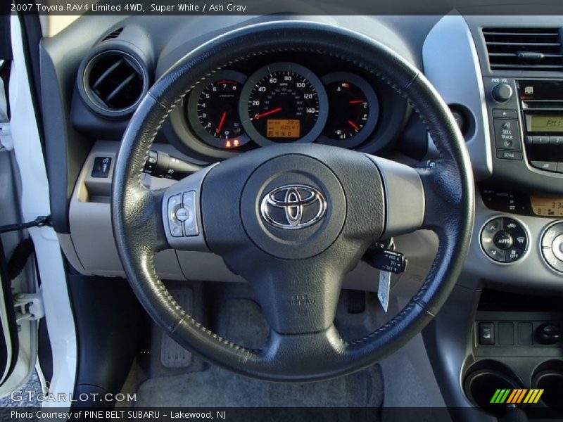 Super White / Ash Gray 2007 Toyota RAV4 Limited 4WD