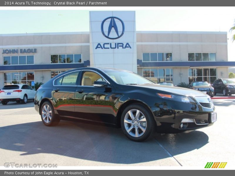 Crystal Black Pearl / Parchment 2014 Acura TL Technology