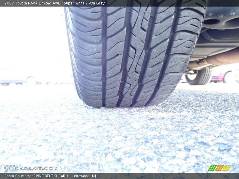 Super White / Ash Gray 2007 Toyota RAV4 Limited 4WD