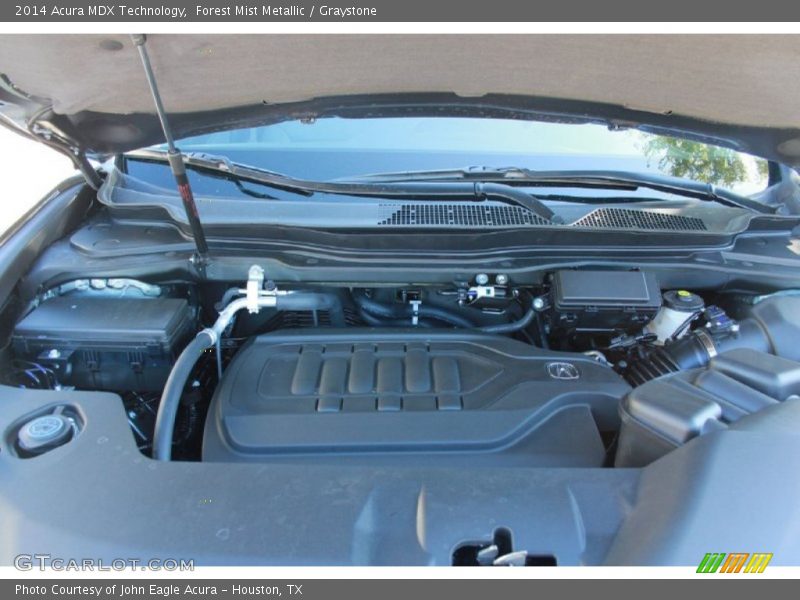 Forest Mist Metallic / Graystone 2014 Acura MDX Technology