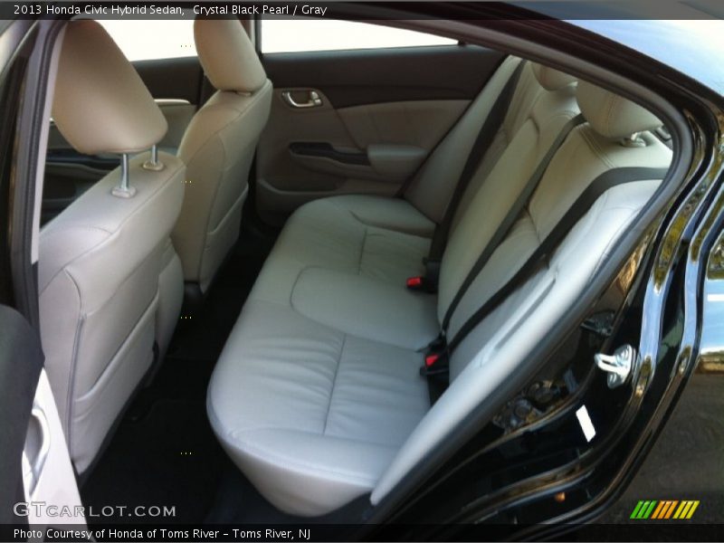 Rear Seat of 2013 Civic Hybrid Sedan