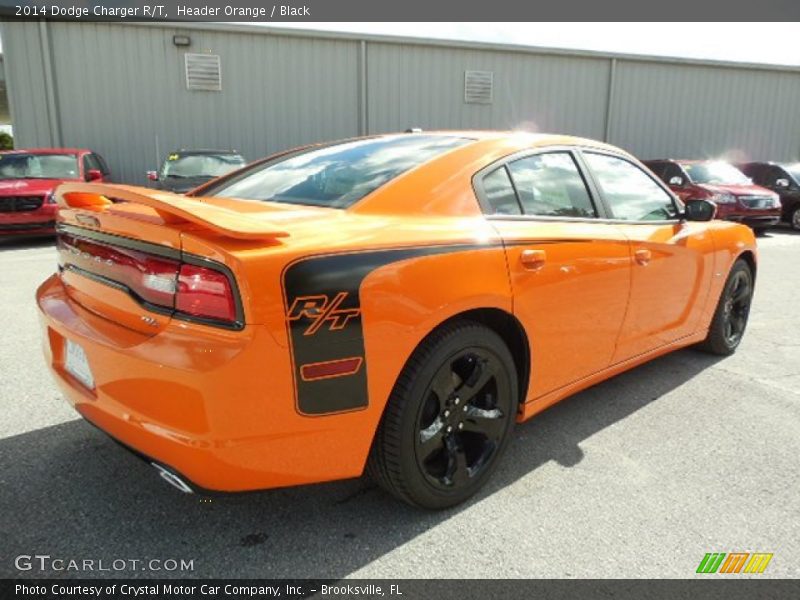 Header Orange / Black 2014 Dodge Charger R/T