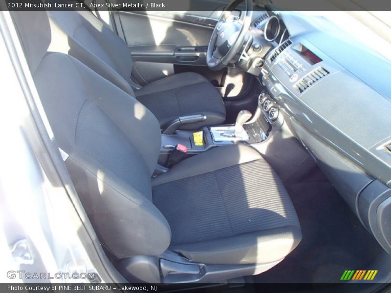Apex Silver Metallic / Black 2012 Mitsubishi Lancer GT