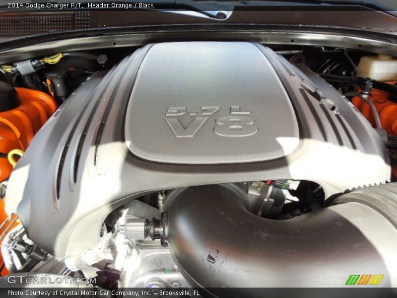 Header Orange / Black 2014 Dodge Charger R/T