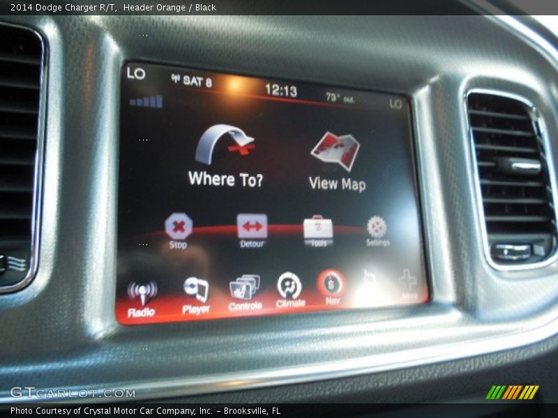 Header Orange / Black 2014 Dodge Charger R/T