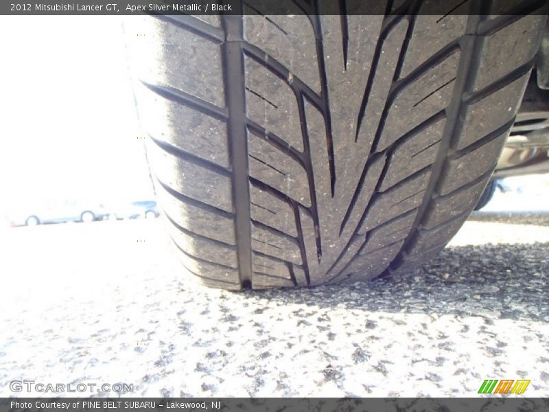 Apex Silver Metallic / Black 2012 Mitsubishi Lancer GT
