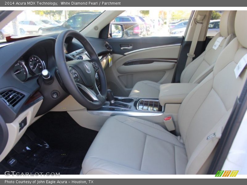 White Diamond Pearl / Parchment 2014 Acura MDX Technology